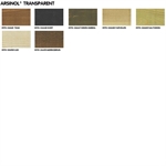 Arsinol Transparent Træbeskyttelse farvekort