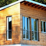 Hus malet med Arsinol Transparent Træbeskyttelse