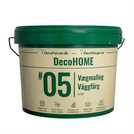 DecoHOME 5 Väggfärg 5 x 9 Liter (Storköp)