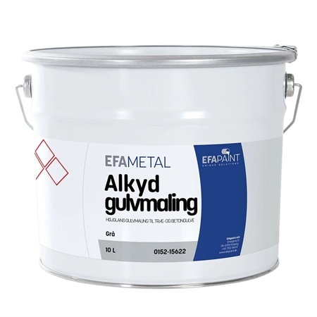 EFApaint Alkyd Gulvmaling 10 Liter