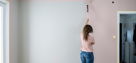Väggfärg till nybörjare! Ge dina väggar fina färger utan besvär