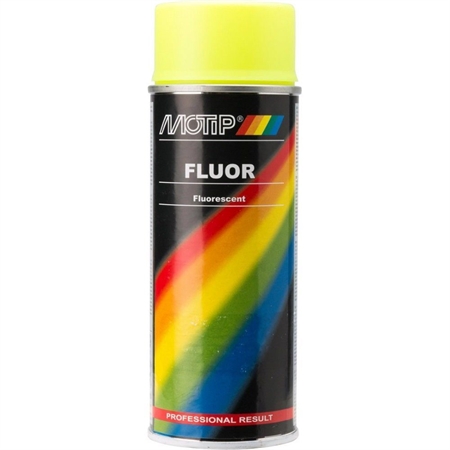 Motip Fluorescerende Spraymaling 400 ml Gul